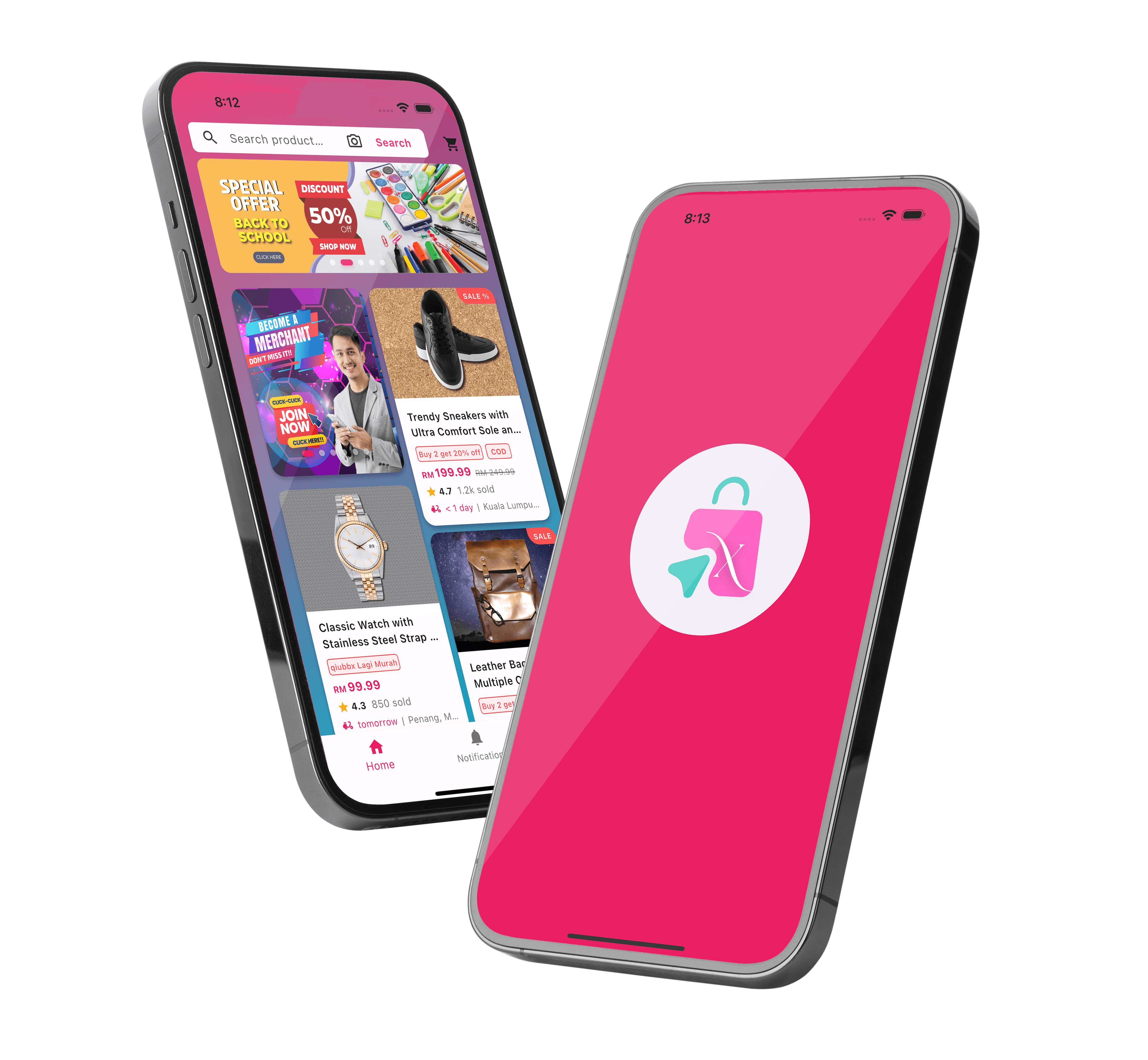 Qiubbx Mobile App Mockup